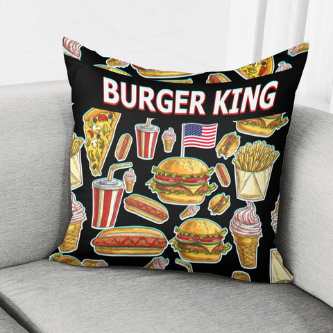 Image of Hamburger Pillow Cover