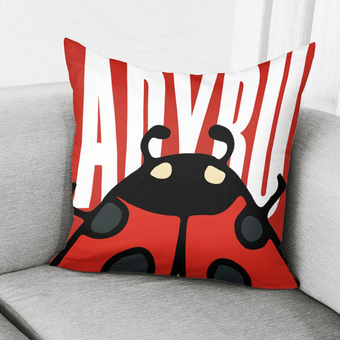 Image of Ladybug Pillow Cover