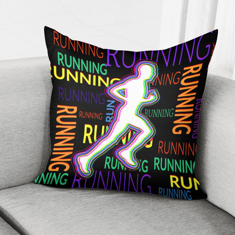 Image of Running Pillow Cover