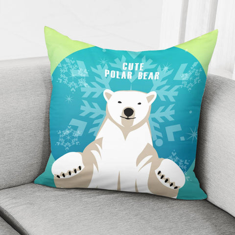 Image of Polar Bear Pillow Cover