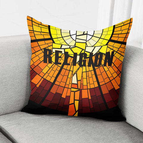 Image of Church Glass Pillow Cover