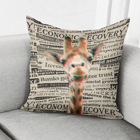 Image of Giraffe Pillow Cover