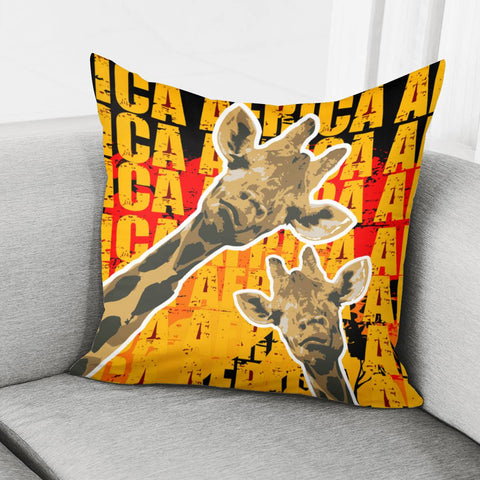 Image of Giraffe Pillow Cover