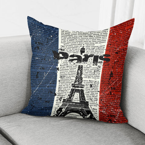 Image of Eiffel Tower Pillow Cover
