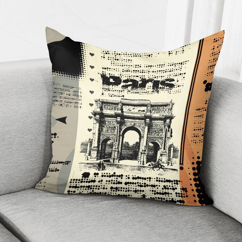 Image of Arc De Triomphe Pillow Cover