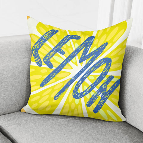 Image of Lemon Pillow Cover