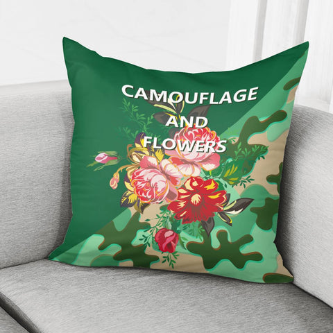 Image of Camouflage Pattern Pillow Cover