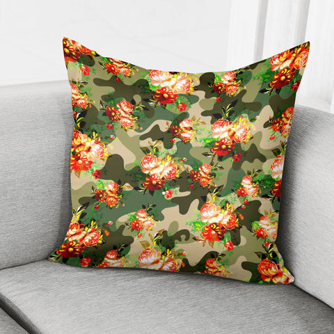 Image of Camouflage Pattern Pillow Cover