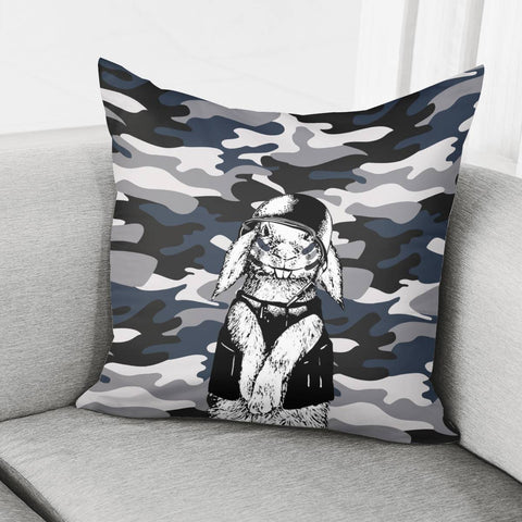 Image of Rabbit Pillow Cover