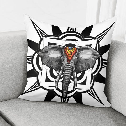 Image of Elephant Pillow Cover