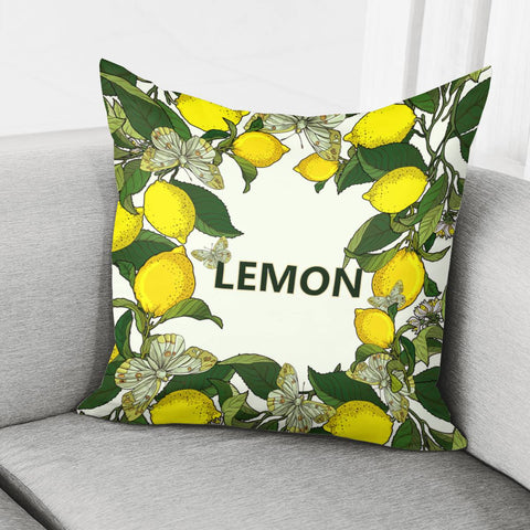 Image of Lemon Pillow Cover