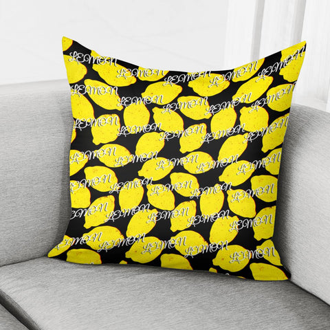 Image of Lemon Pillow Cover