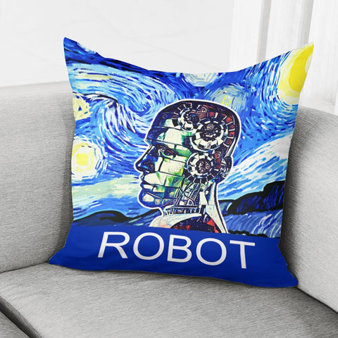 Image of Robot Pillow Cover