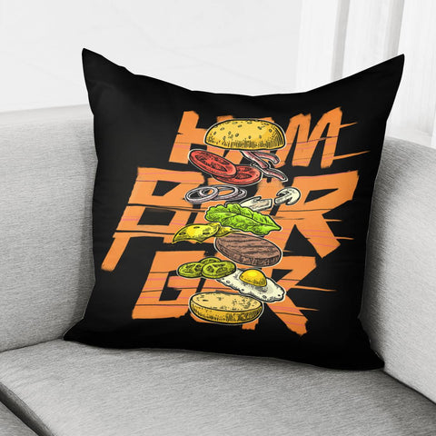 Image of Hamburger Pillow Cover