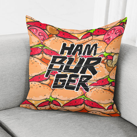 Image of Hamburger Pillow Cover