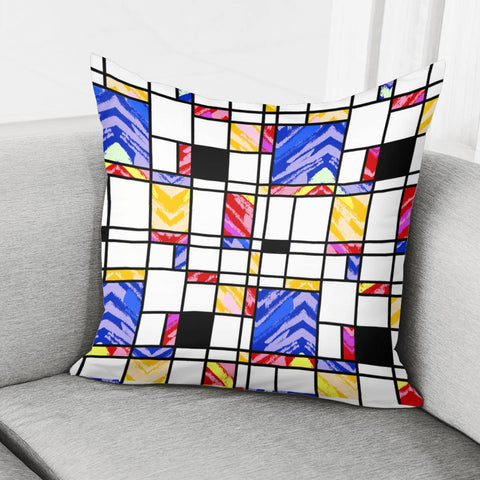 Image of Graffiti Geometry Pillow Cover