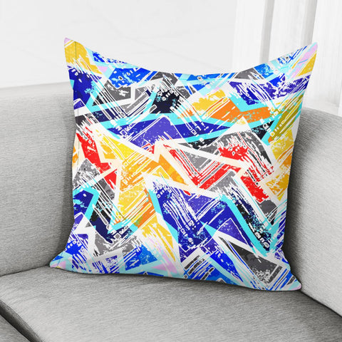 Image of Graffiti Geometry Pillow Cover