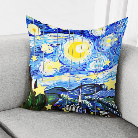 Image of “The Starry Night” Pillow Cover