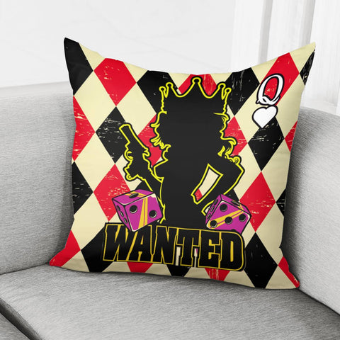 Image of Poker Queen Pillow Cover