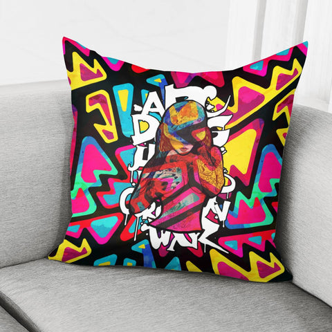 Image of Graffiti Pillow Cover