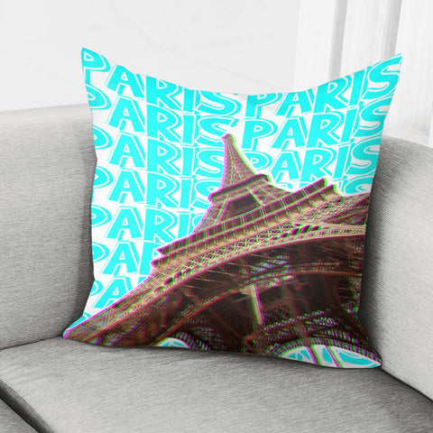 Image of Eiffel Tower Pillow Cover