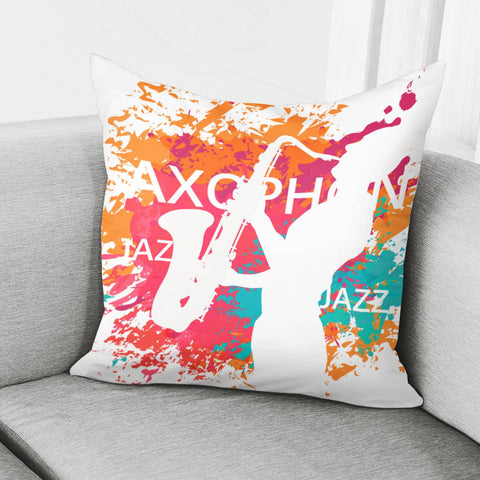 Image of Saxophone Pillow Cover