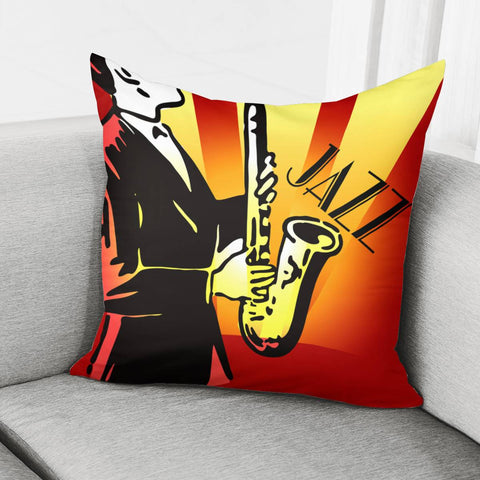 Image of Saxophone Pillow Cover