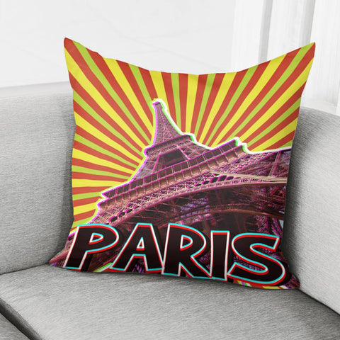 Image of Eiffel Tower Pillow Cover