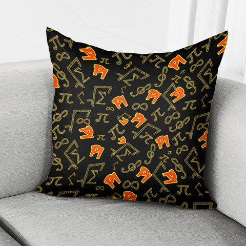 Image of Mathematics Symbol Pillow Cover