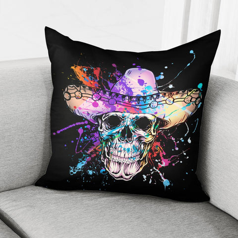 Image of Skull Pillow Cover