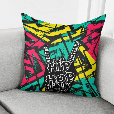 Image of Graffiti Pillow Cover