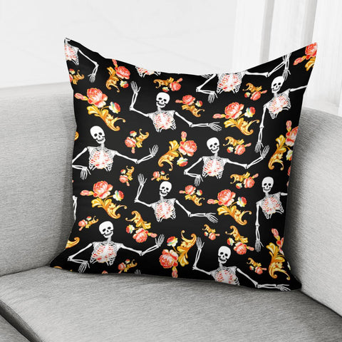 Image of Skeleton Pillow Cover