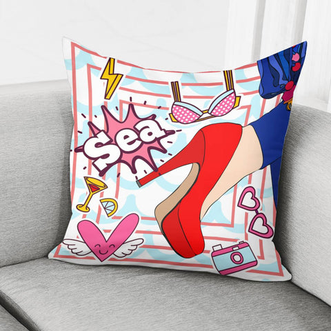 Image of High Heels Pillow Cover