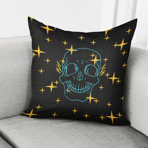 Image of Skull&Starry Sky Pillow Cover