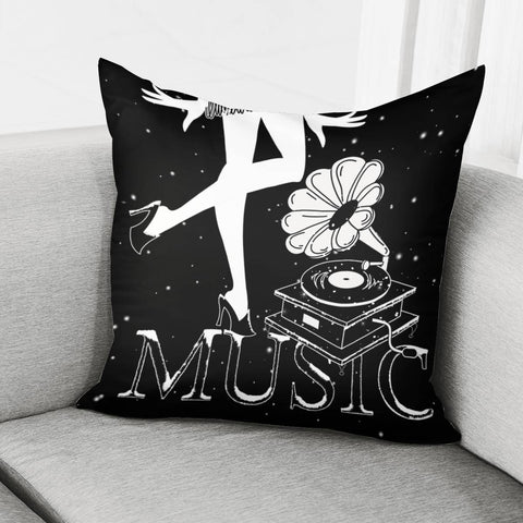 Image of Phonograph Pillow Cover