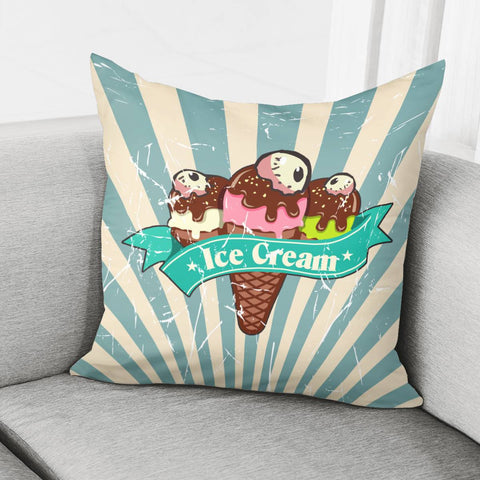 Image of Ice Cream Pillow Cover