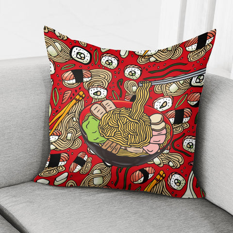 Image of Japanese Ramen Pillow Cover