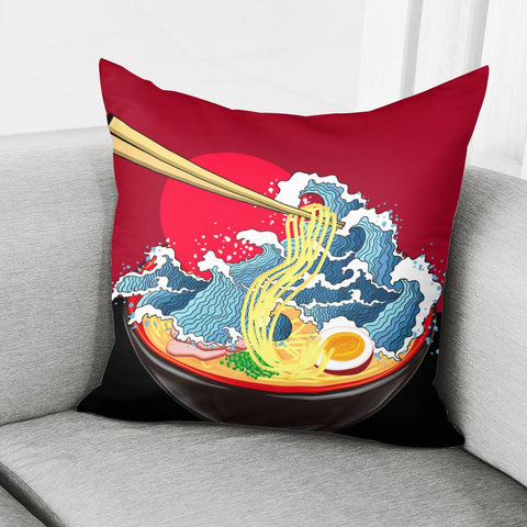 Image of Japanese Ramen Pillow Cover