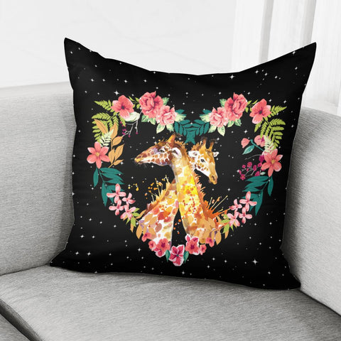 Image of Couple Animal Pillow Cover