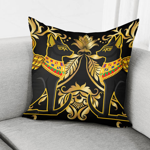 Image of Egyptian Cat Pillow Cover