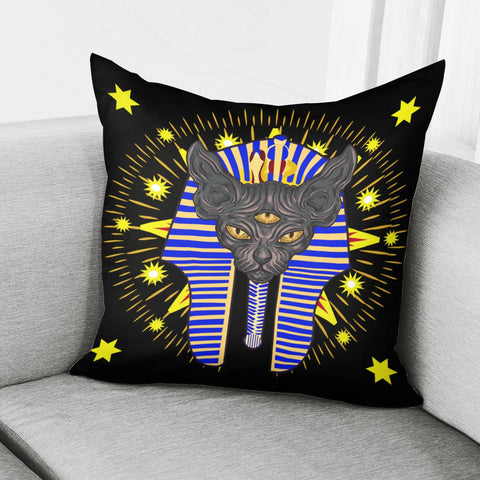 Image of Egyptian Cat Pillow Cover