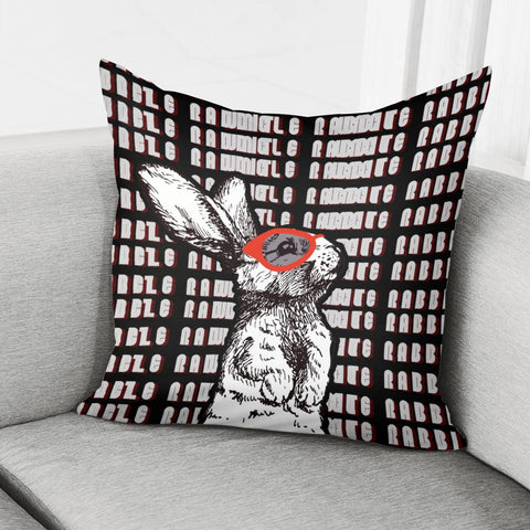 Image of Rabbit Pillow Cover