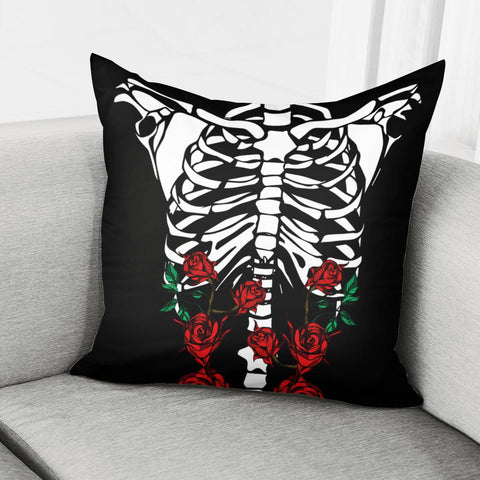 Image of Skeleton Pillow Cover