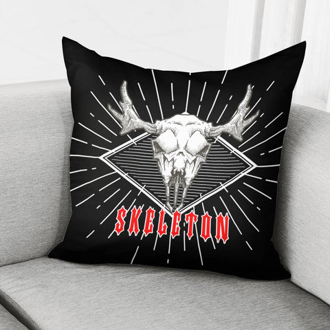 Image of Animal Skeleton Pillow Cover