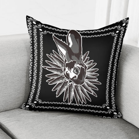 Image of Rabbit Pillow Cover