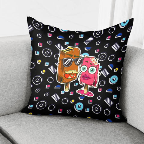 Image of Spoof Ice Cream Pillow Cover