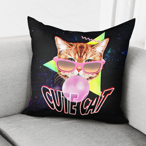 Image of Spectacle Cat Pillow Cover