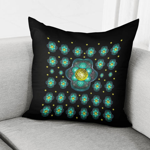 Image of Flowers And Balls Pillow Cover