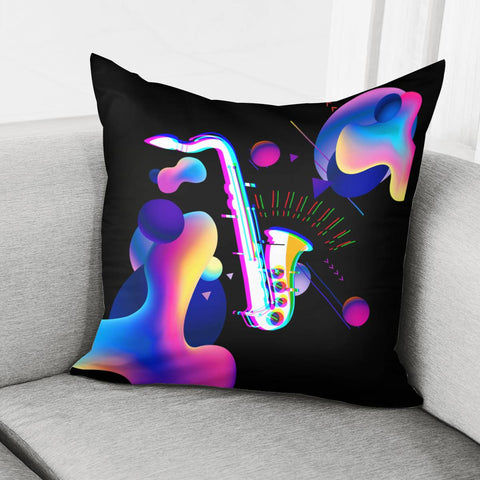 Image of Saxophone Pillow Cover