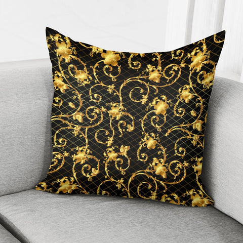 Image of Baroque Pattern Pillow Cover